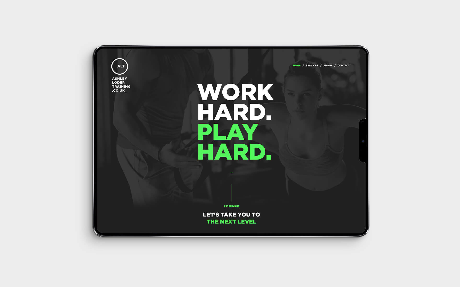 Ashley Loder Training Brand Concept.