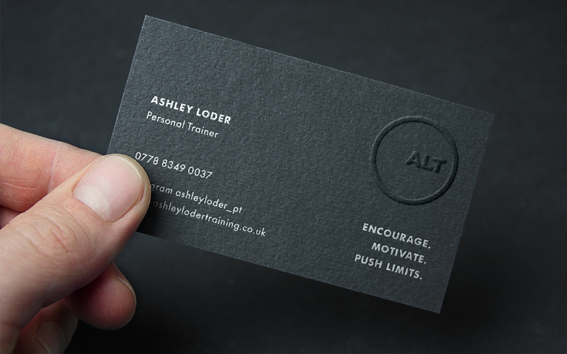 Ashley Loder Training Brand Concept.