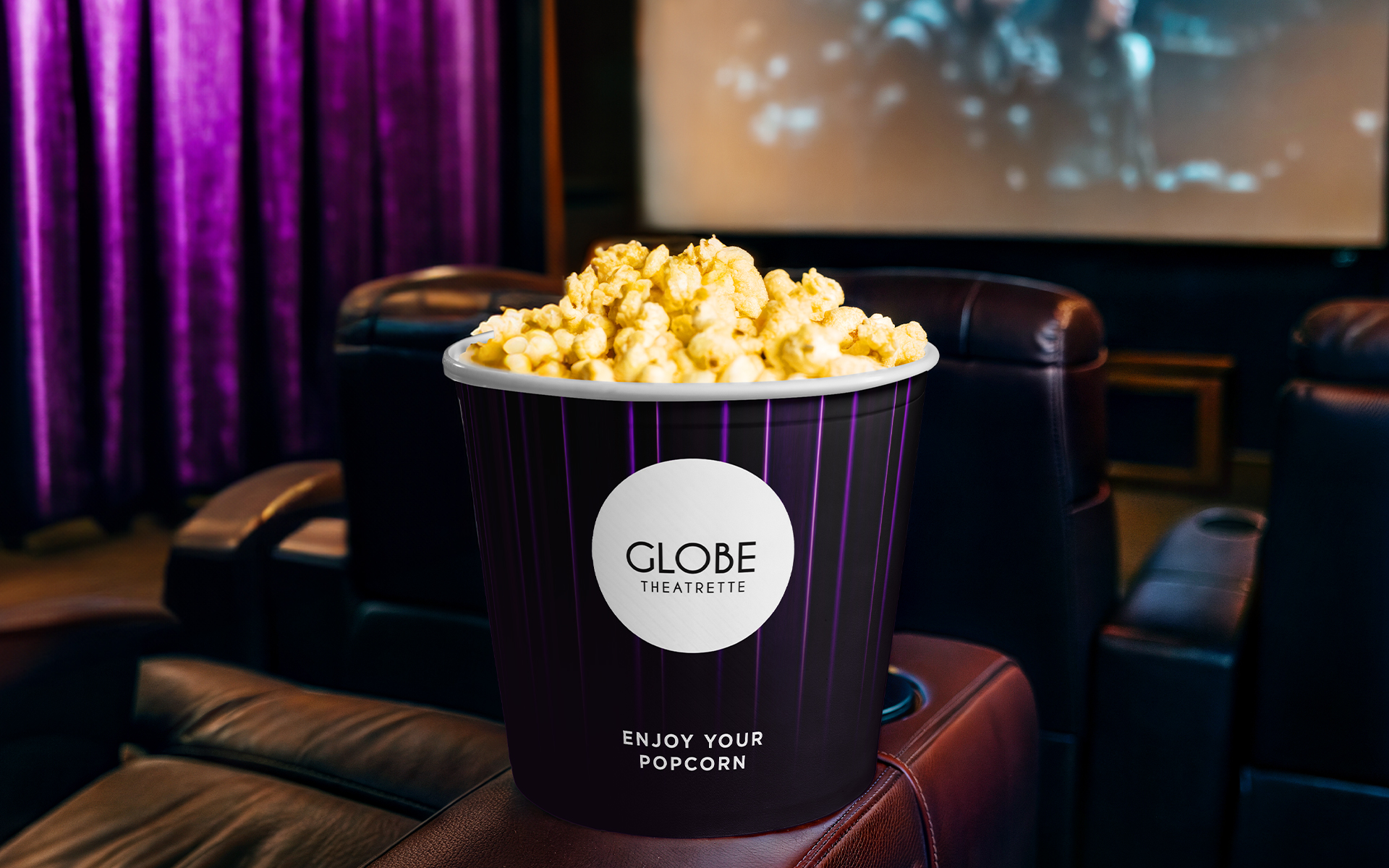 Globe Theatrette Brand Design.