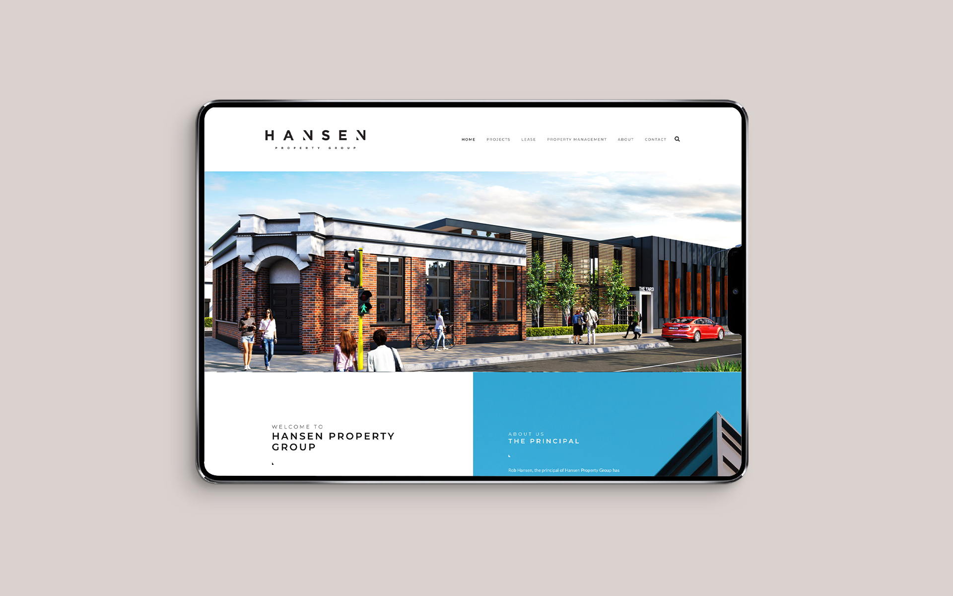 Hansen Group Brand.