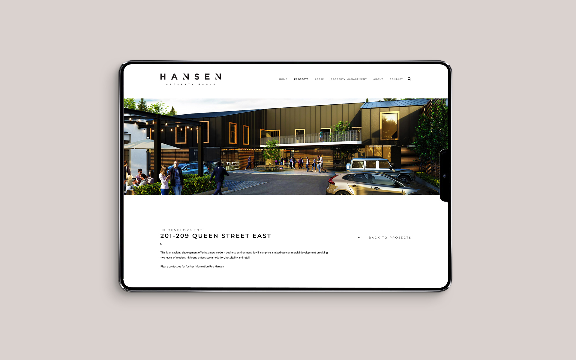 Hansen Group Brand.