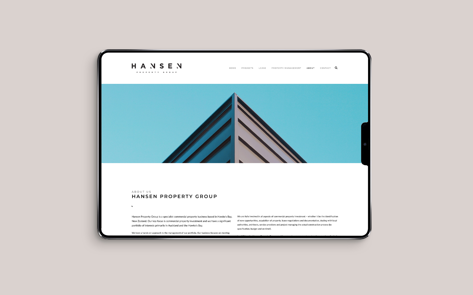Hansen Group Brand.