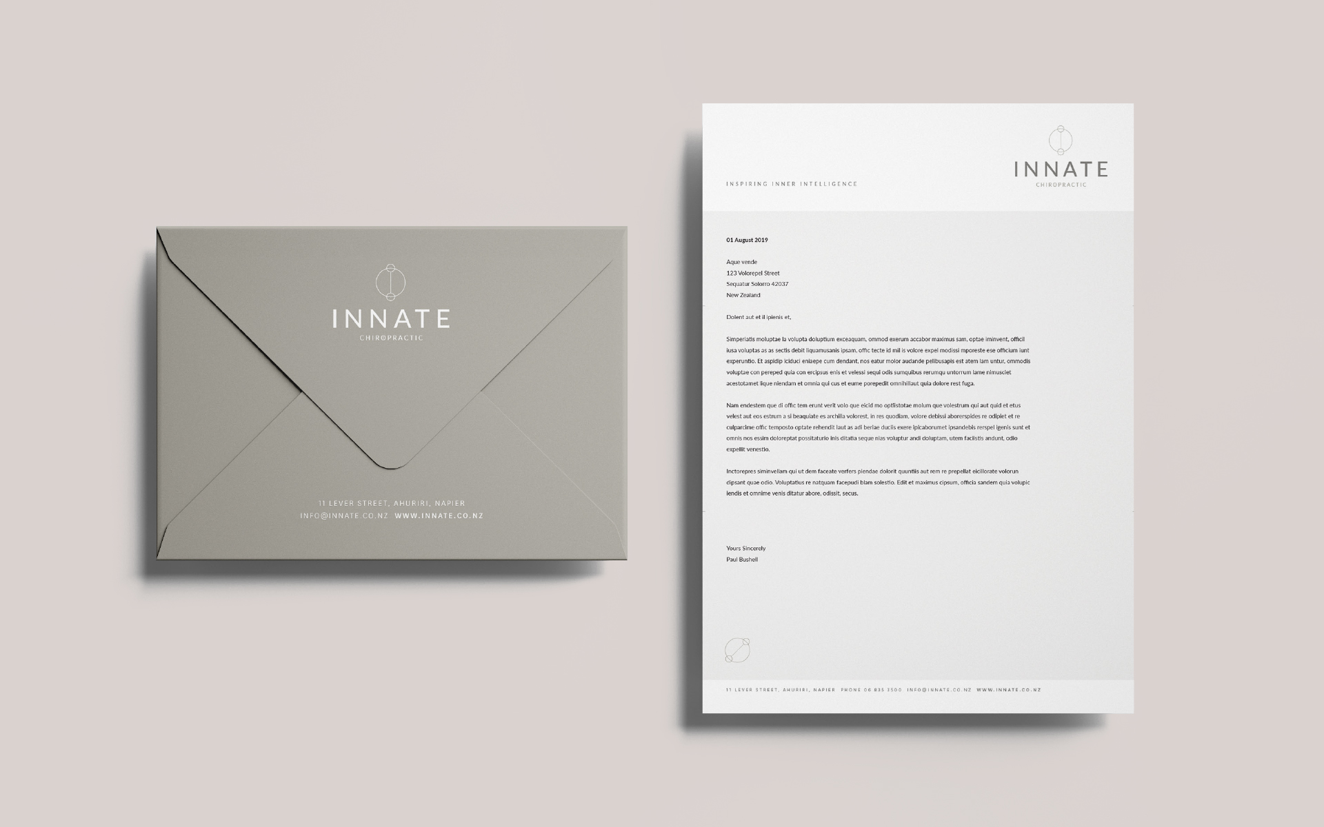 Innate Chiropractic Brand.