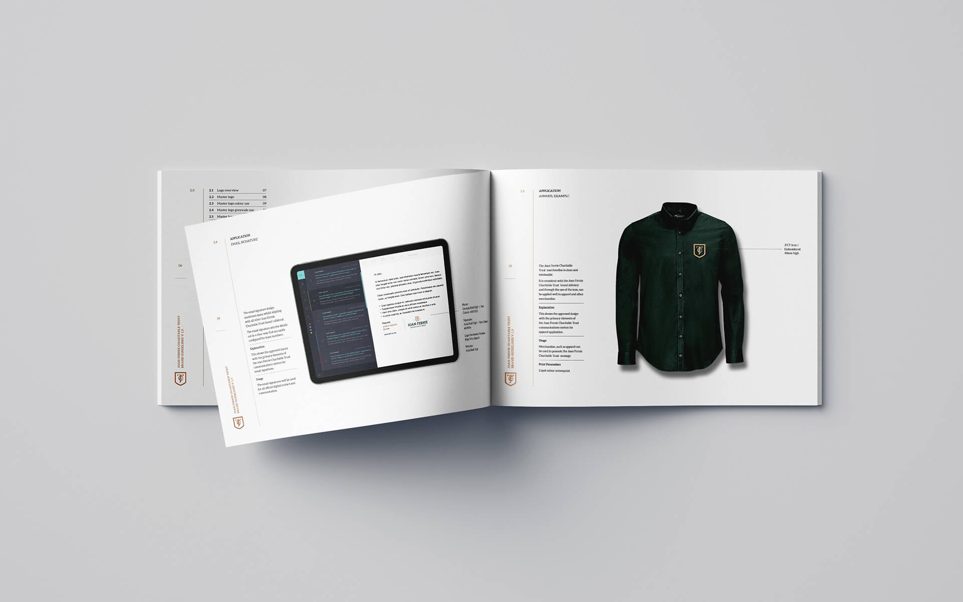 Joan Fernie Trust Brand Design.