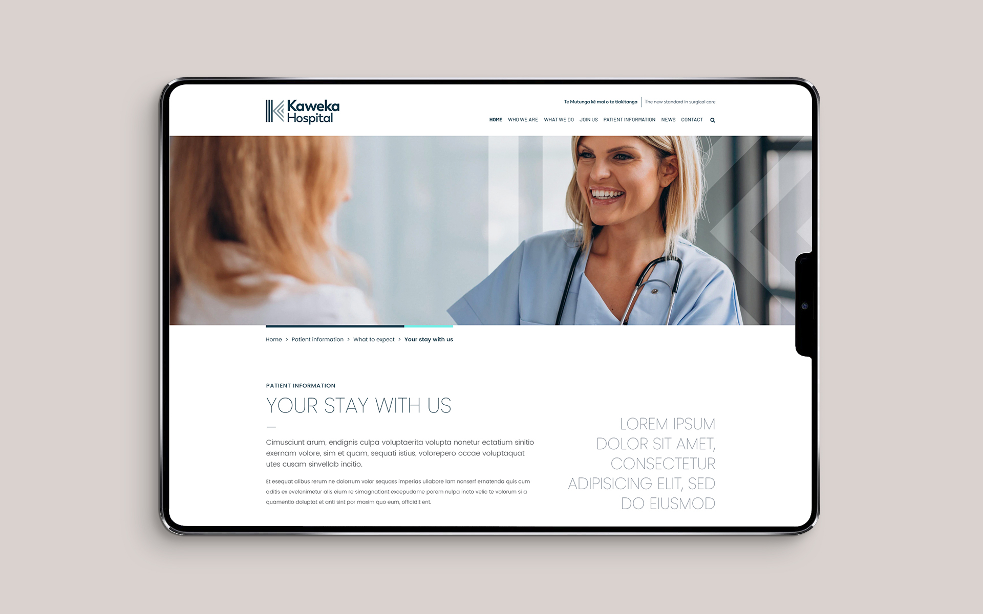 Kaweka Hospital Brand Design.