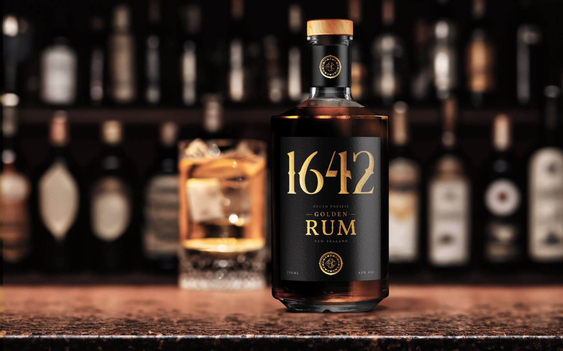 National Distillery Label Design.
