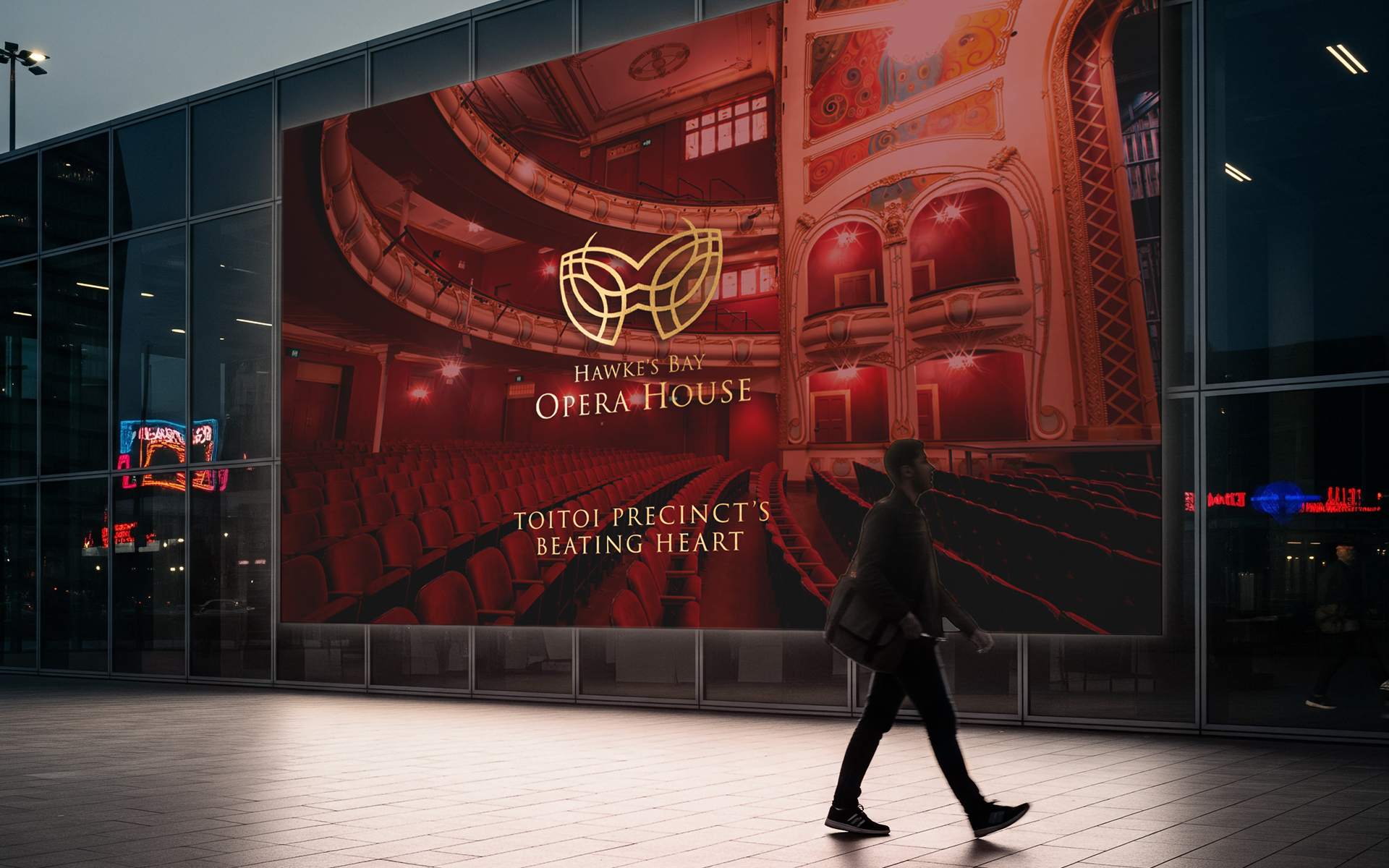 Hawke's Bay Opera House Brand Design.