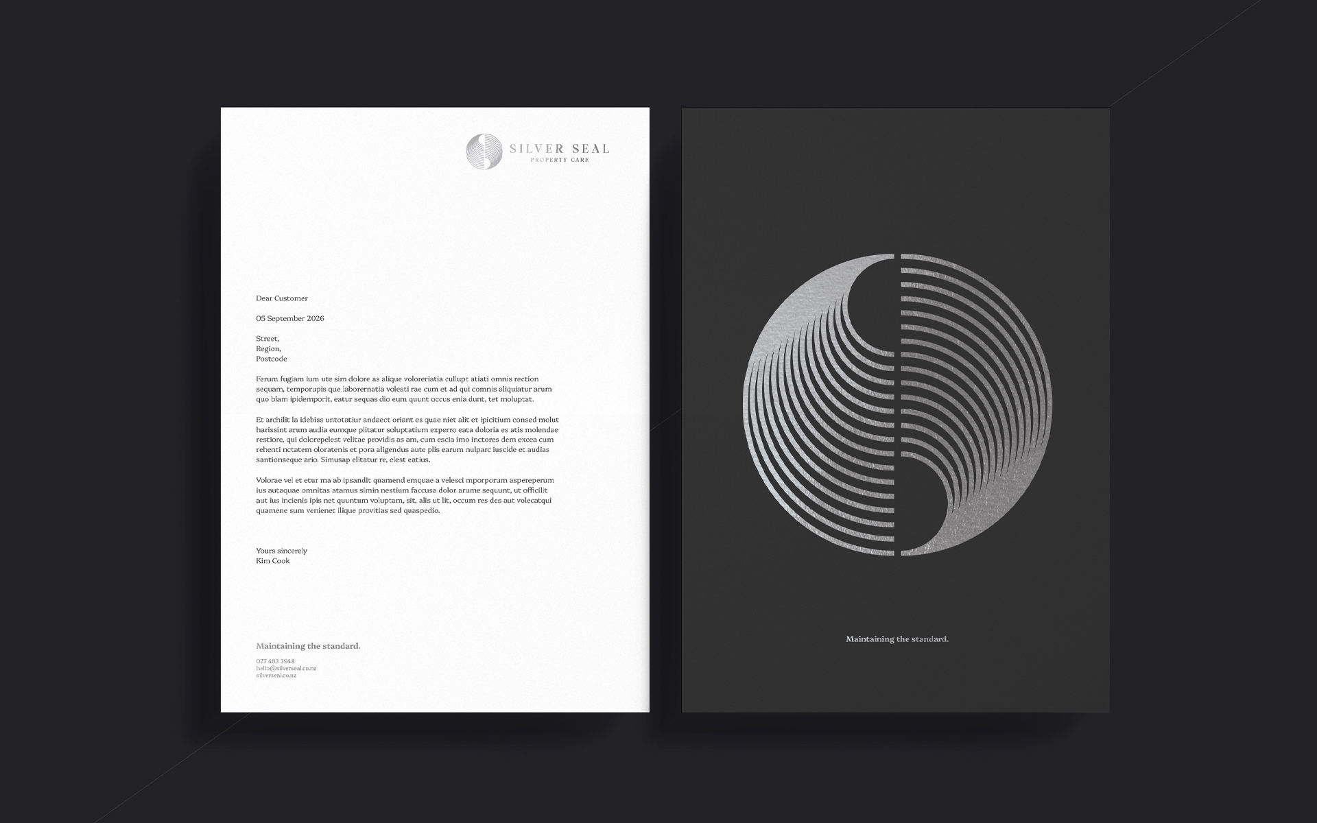 Silver Seal Property Care Brand.