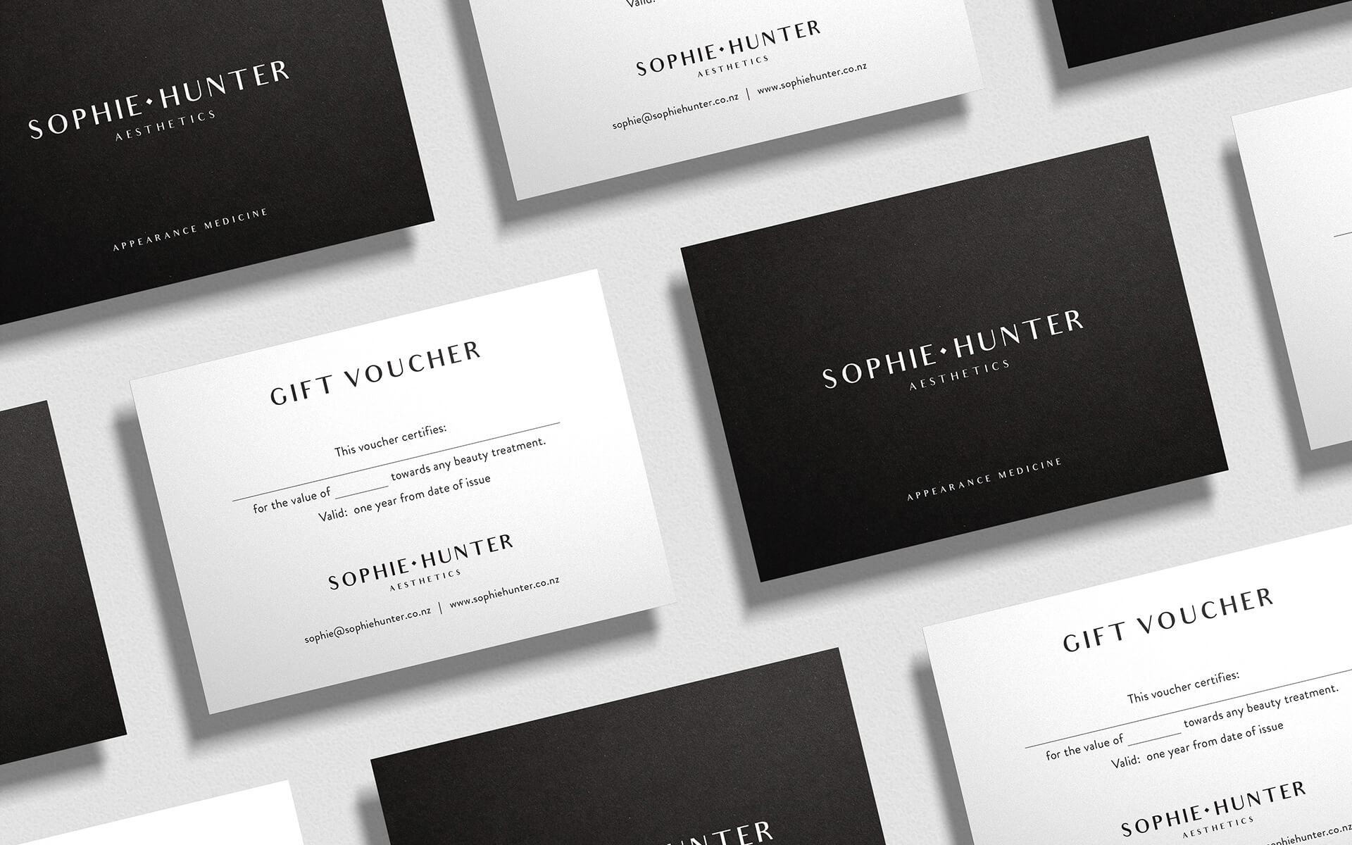 Sophie Hunter Aesthetics Brand Design.