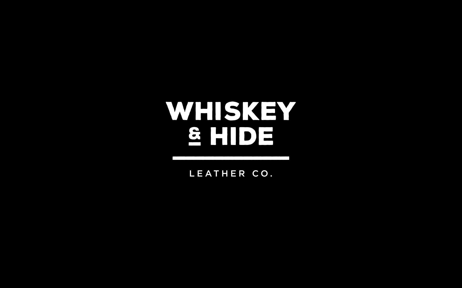 Whiskey & Hide Brand Concept.
