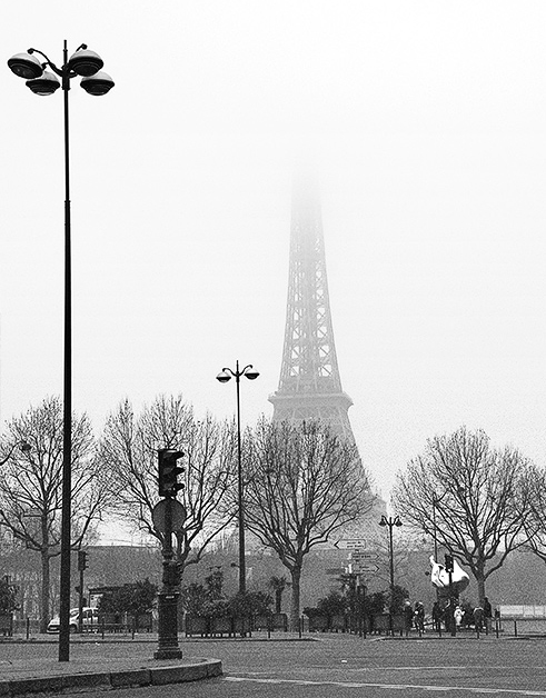 Winter in Paris.
