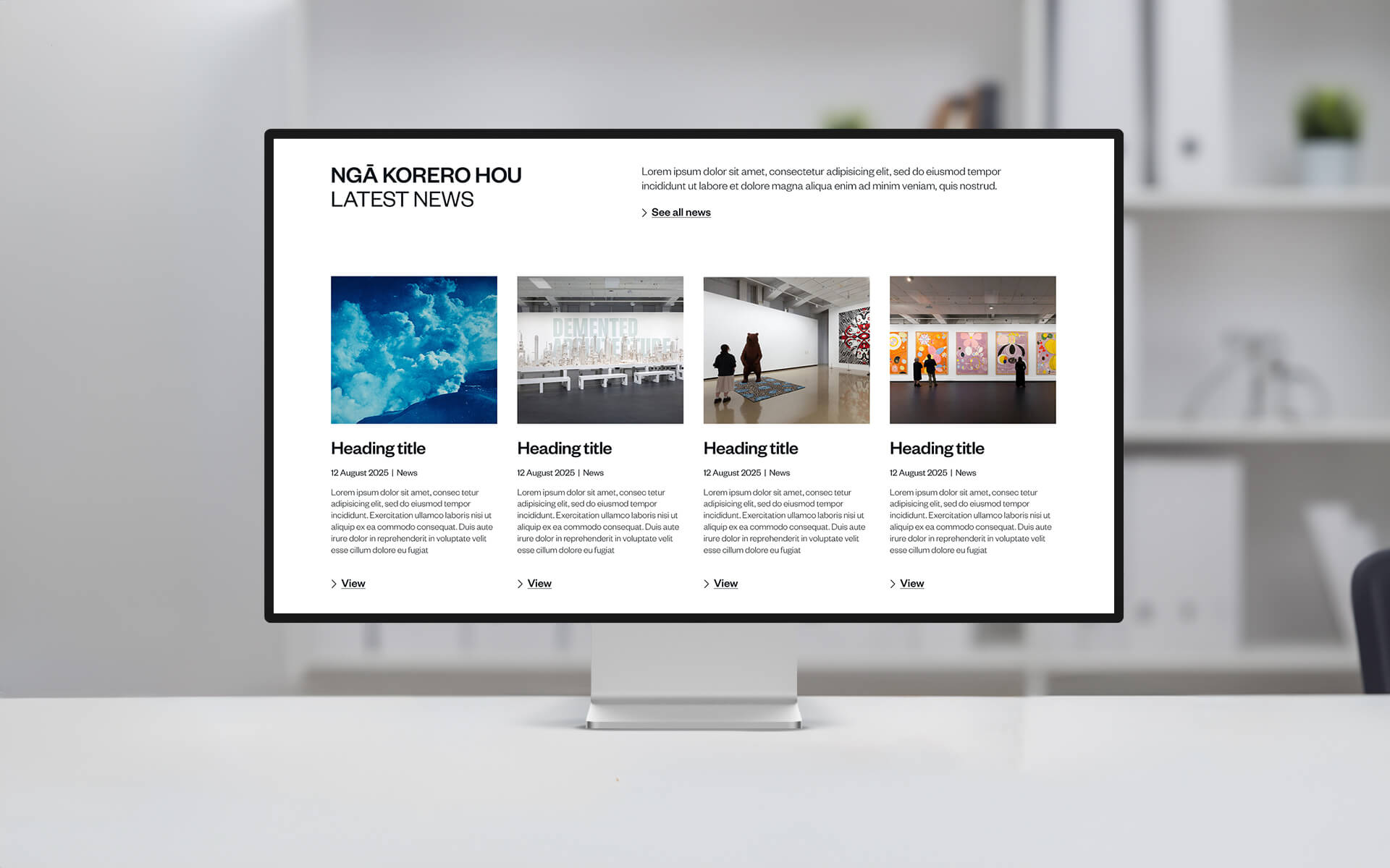 City Gallery Wellington UX Design.